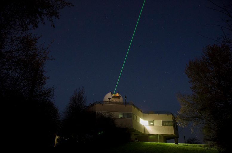 Satellite Laser Ranging Station at Lustbühel Observatory