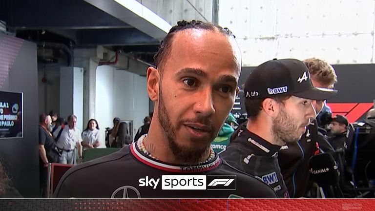 Lewis Hamilton was left frustrated after finishing 10th in his Mercedes at the Sao Paulo Grand Prix.