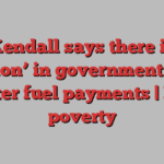 Liz Kendall says there is ‘no tension’ in government over winter fuel payments | Fuel poverty