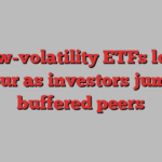 Low-volatility ETFs lose favour as investors jump to buffered peers