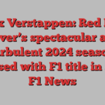 Max Verstappen: Red Bull driver’s spectacular and turbulent 2024 season analysed with F1 title in sight | F1 News