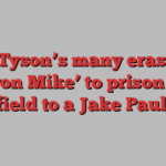 Mike Tyson’s many eras: From ‘Iron Mike’ to prison to Holyfield to a Jake Paul bout