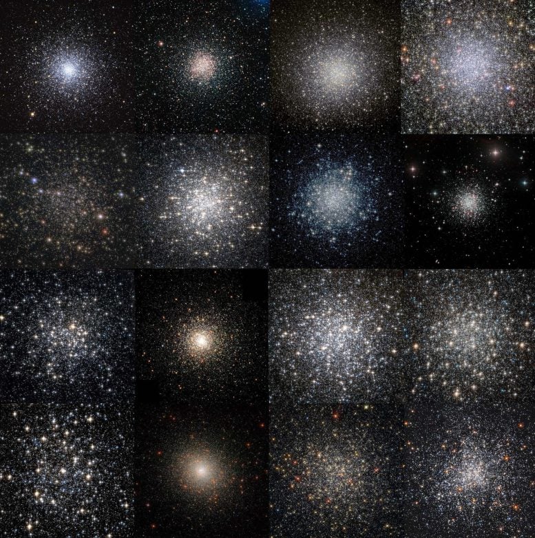 16 Globular Clusters