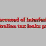 PwC accused of interfering in Australian tax leaks probe