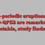 Quasi-periodic eruptions from eRO-QPE2 are remarkably stable, study finds