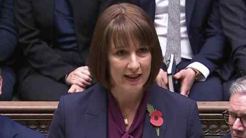 Chancellor of the Exchequer Rachel Reeves delivering her Budget to the House of Commons, London.