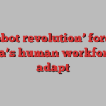 ‘Robot revolution’ forces China’s human workforce to adapt