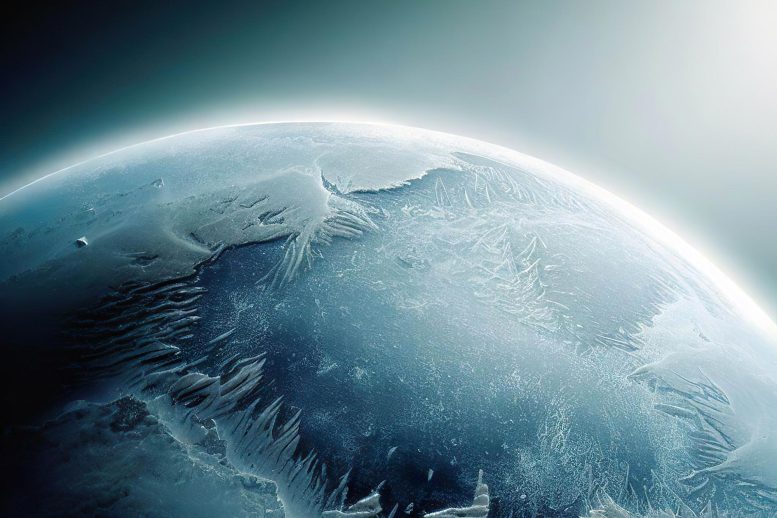 Frozen Planet Earth Illustration