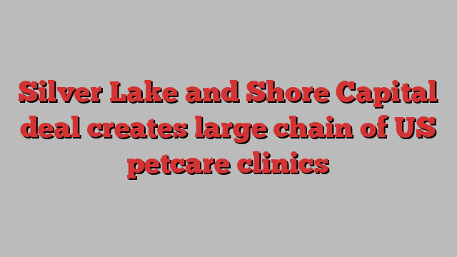 Silver Lake and Shore Capital deal creates large chain of US petcare clinics