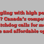 Struggling with high pet med costs? Canada’s competition watchdog calls for more choice and affordable options