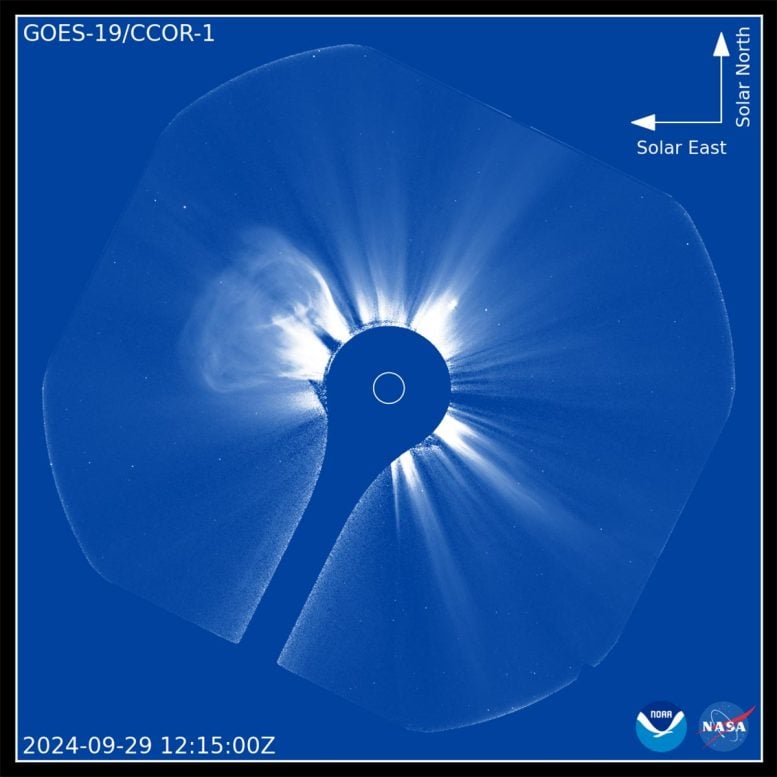 NOAA CCOR-1 Coronagraph CME