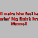 'That'll make him feel better!' | Menzies' big finish breaks Mansell