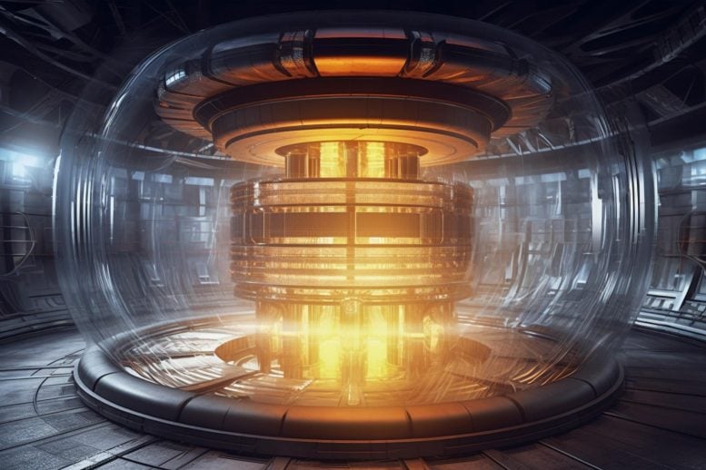 Advanced Fusion Reactor Art Concept