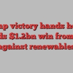 Trump victory hands hedge funds $1.2bn win from bet against renewables