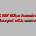 UK MP Mike Amesbury charged with assault