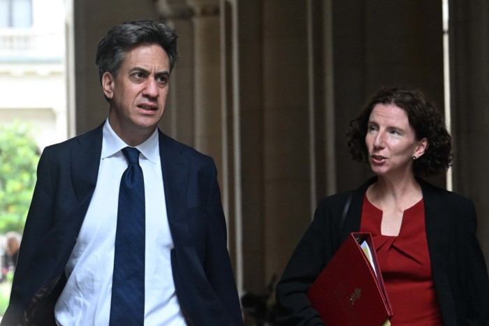 Ed Miliband and Anneliese Dodds