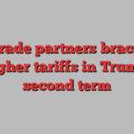 US trade partners brace for tougher tariffs in Trump’s second term