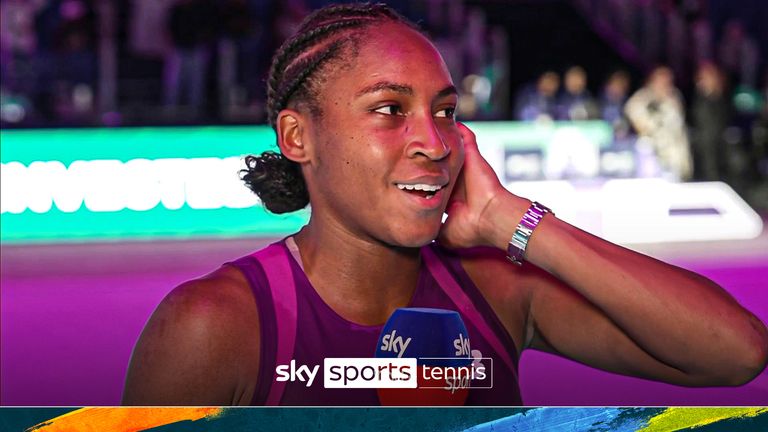 Coco Gauff at WTA Finals