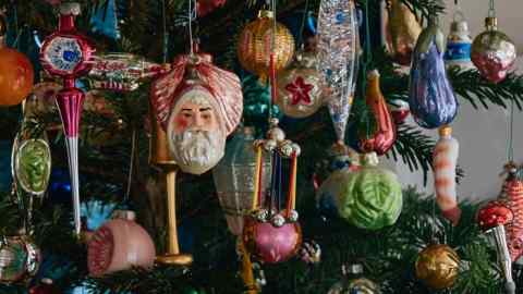 Interior designer Hubert Zandberg’s tree in his London home