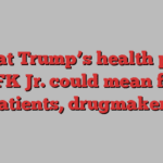 What Trump’s health pick RFK Jr. could mean for patients, drugmakers