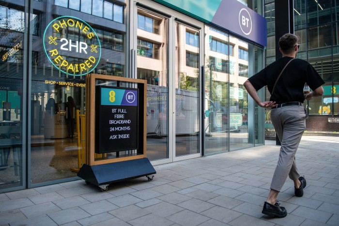 BT store and signage